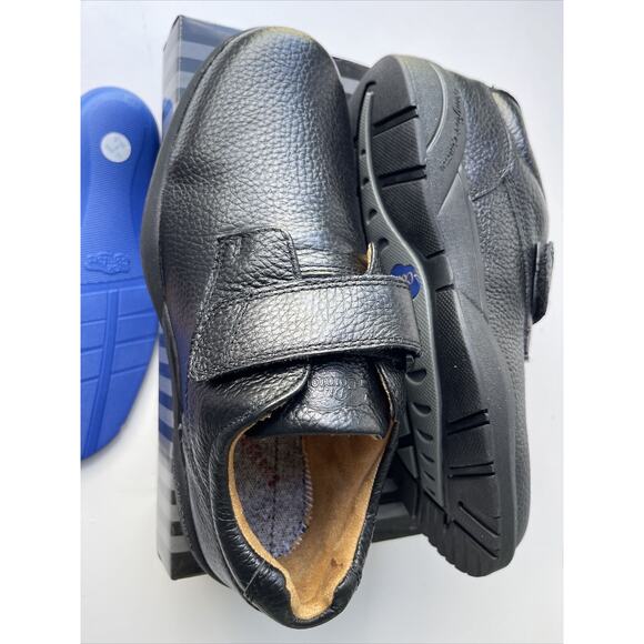 Dr Comfort Diabetic Shoes William Black Leather Casual 6310 Men\'s Size 10 W A114 main image 4